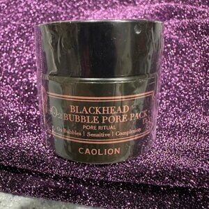 Caolion Blackhead O2 Bubble Pore Pack Ritual .53oz 15g Travel Size Sealed